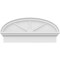 Ekena Millwork Elliptical 3 Spoke Architectural Grade PVC Combination Pediment, 30"W x 14-3/8"H x 2-3/4"P PEDPC030X145ELL03 - alternate 3